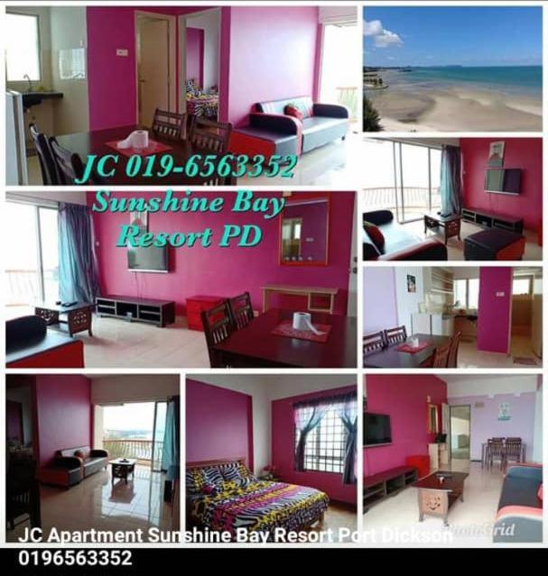 Jc Sunshine Bay Resort Apartment Port Dickson Exteriör bild